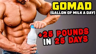 GOMAD Gallon Of Milk A Day Diet To Gain 25 Pounds In 25 Days My Analysis [upl. by Enaek]