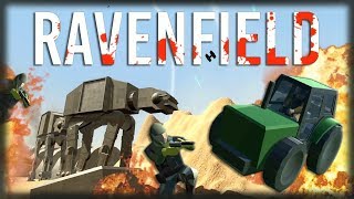 Jogando Ravenfield  STAR WARS Bugs Transcendentais e Máquinas Agrícolas [upl. by Naujal]