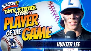 DMV Strike Zone Interviews Leonardtowns Hunter Lee [upl. by Anoyek]