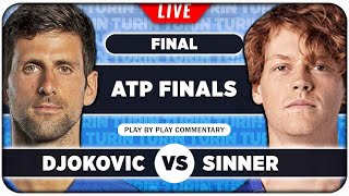 DJOKOVIC vs SINNER • ATP Finals 2023 Final • LIVE Tennis PlaybyPlay Stream [upl. by Rebekah]