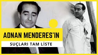 ADNAN MENDERESİ DAR AĞACINA GÖTÜREN NEDENLER  27 MAYIS 1960 DARBESİ NEDEN YAPILDI [upl. by Colpin566]