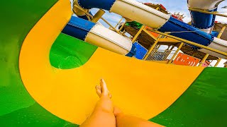 Kids Body Water Slide at Aquapark Neptun [upl. by Atarman]