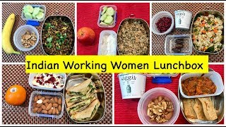 Monday To Friday Indian Lunch Box Ideas For Women Office  Quick Vegetarian Lunchbox Ideas [upl. by Asillim867]