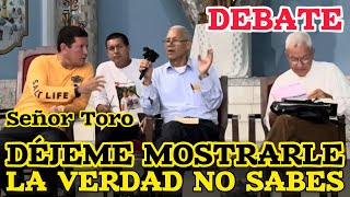 IMPRESIONANTE DEBATE ❌ 2 PROTESTANTE se Quedan MUDOS Ante la PREGUNTA DEL PADRE LUIS TORO [upl. by Eelahc]