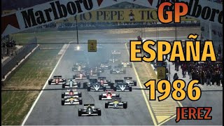 F1 1986 Gran Premio de España Jerez ENG [upl. by Hillard]