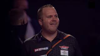 Dirk van Duijvenbode amp Jonny Clayton WalkOn  World Matchplay 2021 [upl. by Suirad]