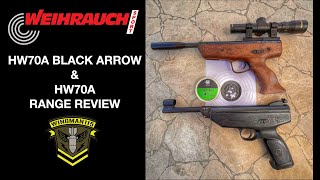 Weihrauch HW70 Black Arrow amp HW70A Range Review [upl. by Adlin]