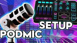 Rode Podmic amp GoXLR Setup For Live Streaming  Best Microphone Settings [upl. by Pall352]