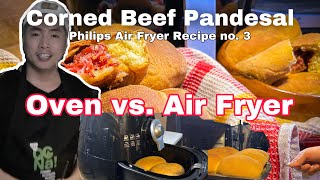 Corned Beef Pandesal Philips Air Fryer Series Recipe no 3 [upl. by Lubbi]