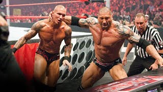 FULL MATCH — Batista vs Randy Orton — No Holds Barred Match Raw [upl. by Robinette705]