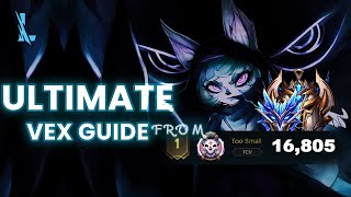 InDepth Vex Guide By TOP 1 VEX Wild Rift  Builds amp Combos amp Secrets amp Tips [upl. by Carilla992]