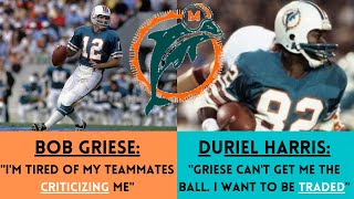 The DRAMA Surrounding the 1979 Miami Dolphins  Bob Griese vs Duriel Harris [upl. by Aydni798]