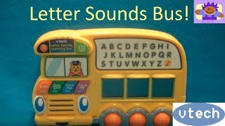 Vtech Letter Sounds Learning Bus electronic toy [upl. by Notyarb]