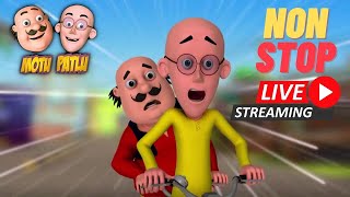 Non Stop Motu  Patlu  मोटू पतलू  4 Hours motupatlu motupatlukijodi motupatlucartoon [upl. by Sorips860]