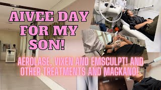 Aivee Clinic day for my son Ano ano mga treatments and PRICE [upl. by Wandie]