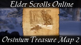 Wrothgar Treasure Map 2 ii Orsinium Elder Scrolls Online ESO [upl. by Puri]