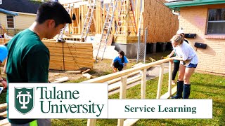 Service Learning at Tulane University  The College Tour [upl. by Illil]