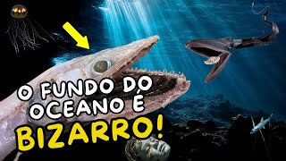 VIDA BIZARRA NO FUNDO DO MAR E OBJETOS ESTRANHOS ENCONTRADOS NAS PROFUNDEZAS DOS OCEANOS [upl. by Ultann]