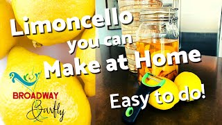 Easy Recipe Make Limoncello at Home 🍋 The Perfect Italian Summer Liqueur [upl. by Dnomyar]