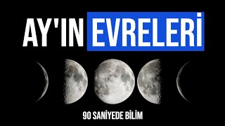 Ayın Evreleri ve Hareketleri  90 Saniyede Bilim [upl. by Modie]