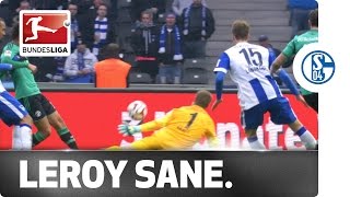 Just Like Against Real Madrid – Schalke Youngster Sané Scores a Beauty [upl. by Euqirdor]