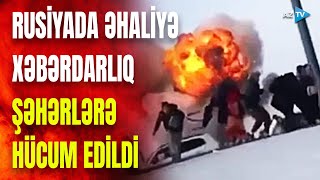 Rusiyanın dərinliklərinə hücum hava limanları bağlandı insanlar təxliyə edilir [upl. by Addiel]