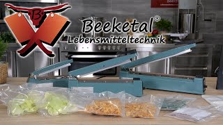 Beeketal Folienschweißgerät Balkenschweißgerät BPFSSerie [upl. by Yentroc619]