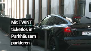 So funktioniert ticketloses Parkieren mit TWINT [upl. by Arodasi]