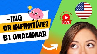 Infinitivo o Gerundio  Gramática del Inglés B1 [upl. by Ayn]