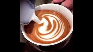 SOLO Barista Making Coffee Latte Art🤩 ASMR shorts coffee latte art asmrsounds barista asmr [upl. by Elisa]