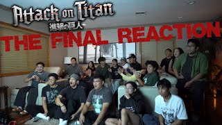 Attack on Titan S4P4 THE LAST GROUP REACTION Finale Special [upl. by Eenobe]