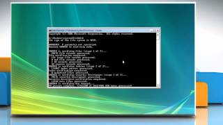 How to run a Disk Check in Windows Vista using the Command Prompt [upl. by Dunkin50]