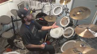 Spindrift by Rush Drum Cover [upl. by Yrdnal]