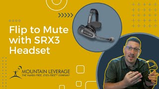 Flip to Mute with SRX3 Headset  Warehouse Voice User Training Tips [upl. by Drarrej]