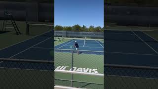 D1 College Tennis 🔥 UC Davis vs UC San Diego [upl. by Salis428]