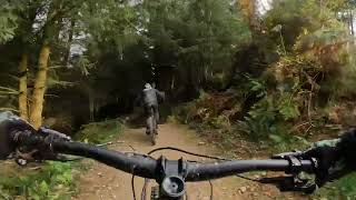 Llandegla forest mountain bike trails  revamped B line 🔥 [upl. by Ailisec809]