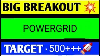 POWERGRID SHARE LATEST NEWS TODAYPOWERGRID SHARE TARGETPOWERGRID SHARE ANALYSISPOWERGRID SHARE [upl. by Nyrem]