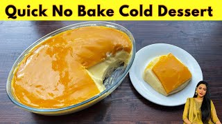 No Bake Mango Dessert  No Gelatine  Itna Tasty Minton mai Khatam Humainthekitchen [upl. by Hau892]