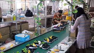 Sneaker  Sport Shoes Making Machine  How a Sport Shoe is Made   How Sneaker Shoes are Made [upl. by Adnoloy]