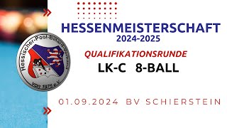 WATCH LIVE  LKC 8Ball Herren BV Schierstein 01092024 Tisch 6 [upl. by Alanna]