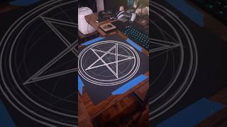 Satanic pentagram artwork 666 party with the devil metal satanism [upl. by Bik]