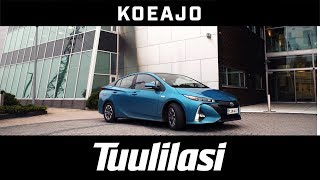 Koeajo Toyota Prius Plugin Solar Tuulilasi [upl. by Vescuso70]