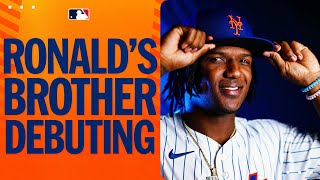 NEW ACUÑA Ronald Acuña Jrs brother Luisangel makes debut for the Mets Minor league highlights [upl. by Thordis]