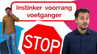 Voorrang Voetgangers Gaat Altijd Fout  CBR Examen instinker  Theorie Examenvragen [upl. by Acinor315]