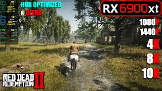 RX 6900 XT  Red Dead Redemption 2  1080p 1440p 4K 8K 10K [upl. by Wightman3]