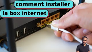 installer la box internet [upl. by Deelaw]