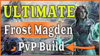 🥶THE BEST PVP MAGDEN BUILD 🥶 ESO magicka warden pvp build Gold Road [upl. by Azil]