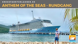 Royal Caribbean Anthem of the Seas  Full Ship Tour amp Review  4K  All Public Spaces Explained [upl. by Frederich]