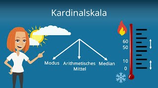 Skalenniveaus Kardinalskala Metrische Skala einfach erklärt an zwei Beispielen [upl. by Ahtoelc]