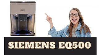 Siemens espressomaskine eq500 [upl. by Einnig]